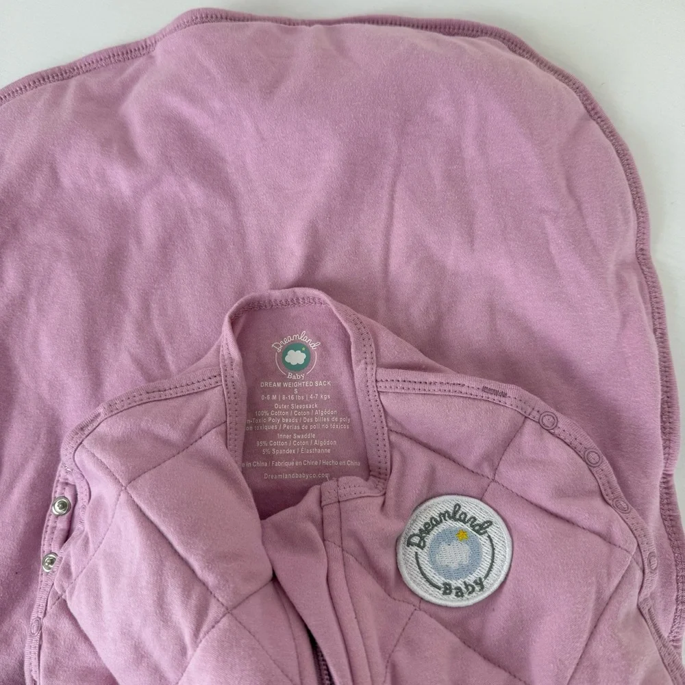 Pink Quilted Baby Sleep Sack - Soft Swaddle Sleep Bag